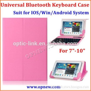 7 inch 8 inch 9 inch 10 inch Tablet PC Universal bluetooth keyboard leather case suit for Android Win IOS system bluetooth 3.0